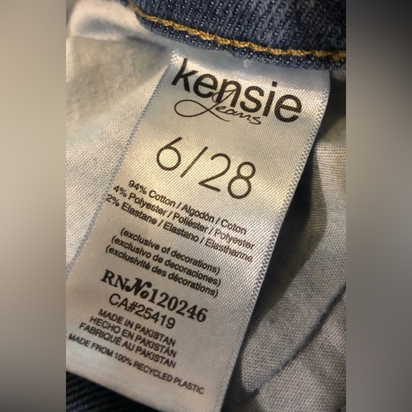 🔥Kensie Jeans🔥Vintage Luxe🔥The Slim🔥Leg High Rise Jeans🔥Measurements Pics🔥 - Picture 4 of 16